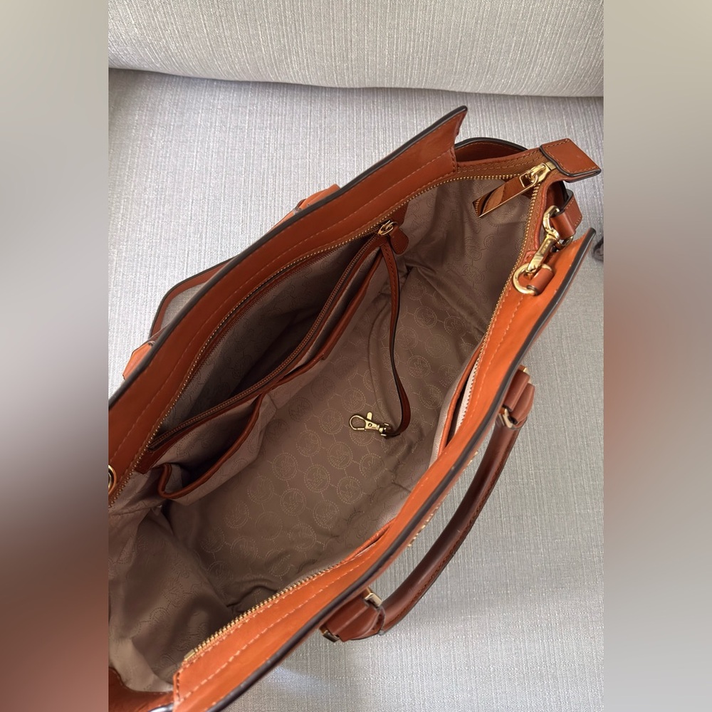 Michael Kors Tan and Brown Satchel - Picture 4 of 8
